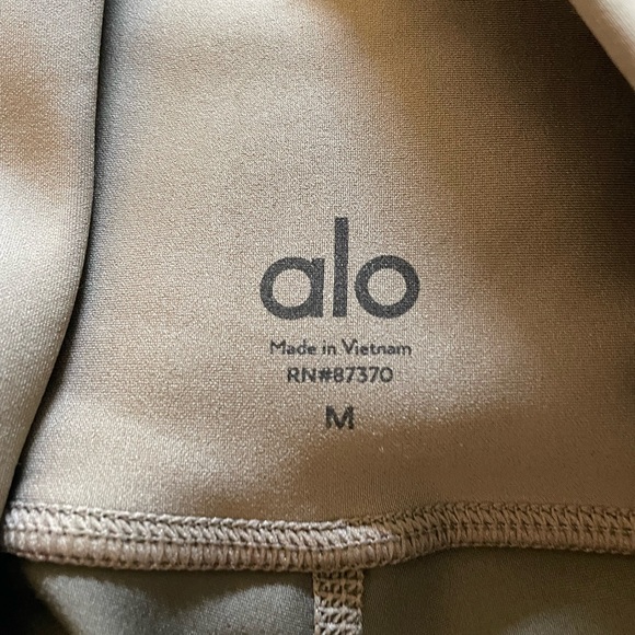 Alo Yoga Hoodie + Legging Set, Size M, Olive Branch - Picture 6 of 7